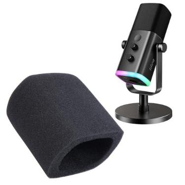 Imagem de Fifine AM8 Filtro Pop de Microfone - Capa de Microfone Compatível com Microfone Dinâmico XLR Fifine, Redução de Ruído para Isolamento Acústico, Melhorando a Qualidade do Som, Filtro Pop para Microfone