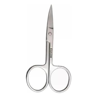 Imagem de Tesoura para Manicure Aço Inox Ponta Curva Esterilizável Linha Basic D