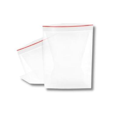 Imagem de Saco Saquinho Zip Transparente Armazenamento Fecho Zip Ziplock Ecommerce Kit 100 unidades (100, N7 - (14 X 20 cm))