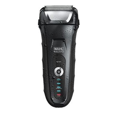 Imagem de Wahl Aparelhos de Barbear hipoalergênicos de íon de lítio Manscaper com lâminas de titânio flexíveis para evitar irritação da pele e batidas no barbeador
