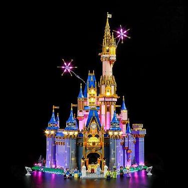 Imagem de YEABRICKS Kit de luzes LED para Lego-43222 Disney castelo Disney modelo de blocos de construção (conjunto de ego não incluído)