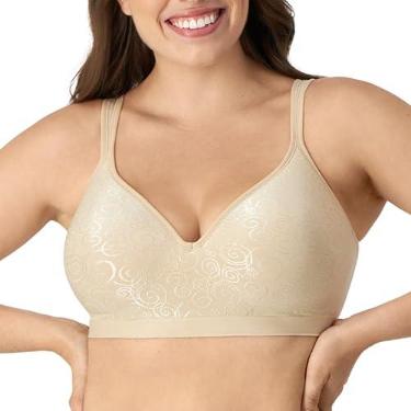 Imagem de Bali Sutiã feminino sem fio, Comfort Revolution, cobertura total, sem aro, absorção de umidade, Redemoinho nude, 38B