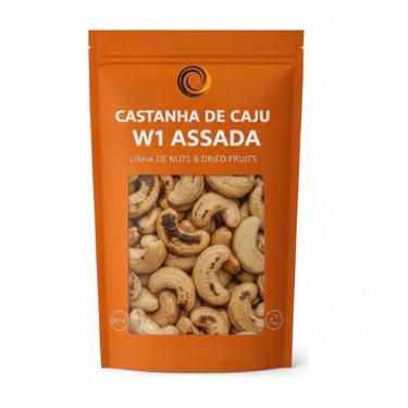 Imagem de MN Plus Castanha de Caju 1 Kg Inteira Premium Assada sem Sal W1