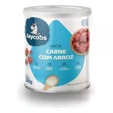 Imagem de Ração Úmida Jaycobs Patê Carne com Arroz para Cães Filhotes 280g 1 Unidade