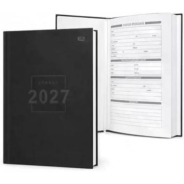 Imagem de Agenda 2027 Diária Executiva Costurada 160 Folhas  Capa Dura - Sidgrap