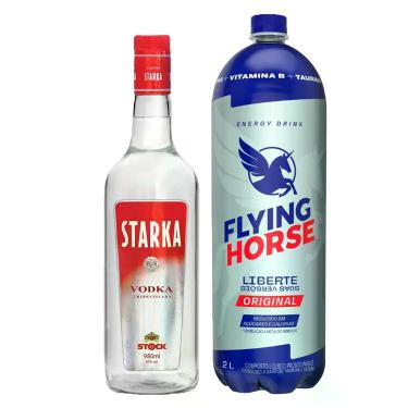 Imagem de Combo Vodka Starka + Energético Flying Horse - Starka E Flying Horse