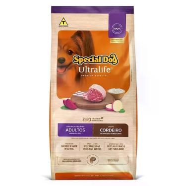 Imagem de Ração Special Dog Ultralife Cães Adultos Raças Pequenas Cordeiro 3Kg