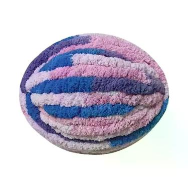 Imagem de Fio Grosso Multicolorido 250g Macio E Quente Para Tricô, Crochê, Cober