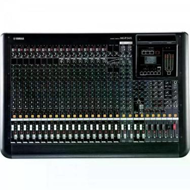 Imagem de Mesa de Som Analógica MGP24X 24 Canais com 16 Entradas de Microfone Phantom Power 48V Bivolt Preta Yamaha