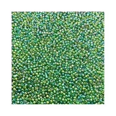 Imagem de Contas de Semente de Vidro Checo 4mm (23 unidades) - Efeito Laca Cozid