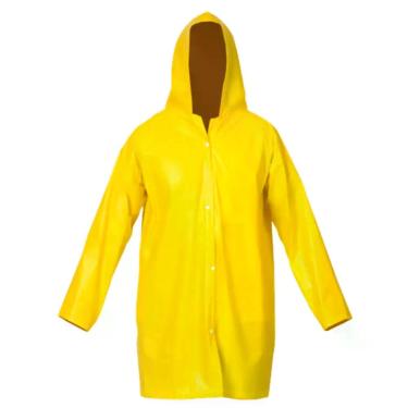 Imagem de Capa de Chuva Amarela Forrada Brascamp, Amarelo, GG