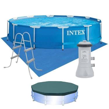 Imagem de Piscina Estrutural 6.503 Litros Completa com Filtro 220v Intex