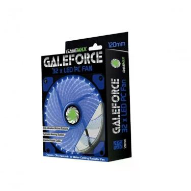 Imagem de Fan Gamemax Gf12b12cm Azul 32led