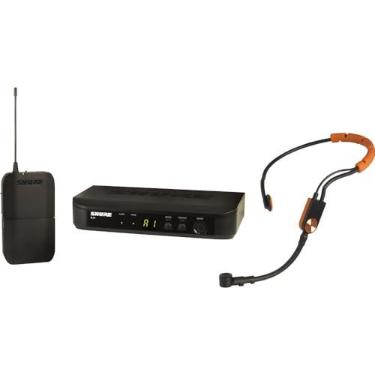 Imagem de Shure Sistema de microfone sem fio BLX14/SM31 para fitness e aeróbica - vida útil da bateria de 14 horas, alcance de 91 metros | Inclui microfone de fone de ouvido fitness SM31, receptor de canal