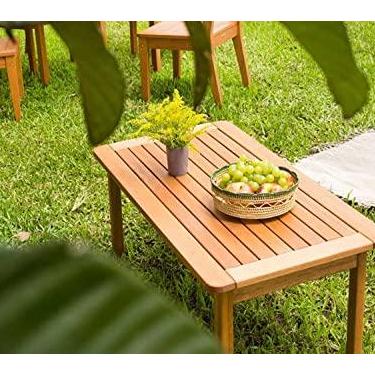 Imagem de Mesa de Centro para Sala Madeira para Área Externa Recanto Meu Móvel de Madeira - Jatobá