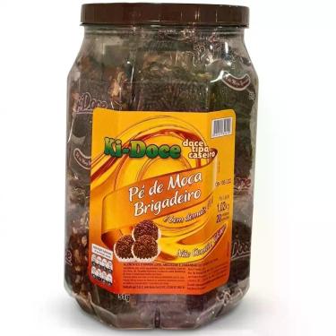 Imagem de Pé de Moça com Brigadeiro 20 Unidades 51g Pote Familiar 1,02kg Sem Glú
