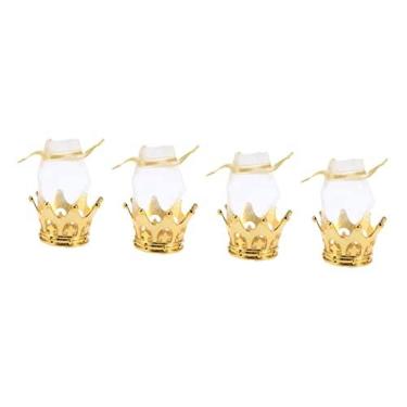 Imagem de Gadpiparty 48 Peças Sacolinhas De Presente Para Casamento Lembrancinhas De Princesa Saquinhos De Guloseimas De Casamento Decoração De Aniversário Do Bebê Chefe Festa Bolsa Coroa Noiva