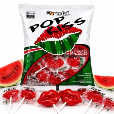 Imagem de PIRULITO BOAVISTENSE POP KISS 500g MELANCIA