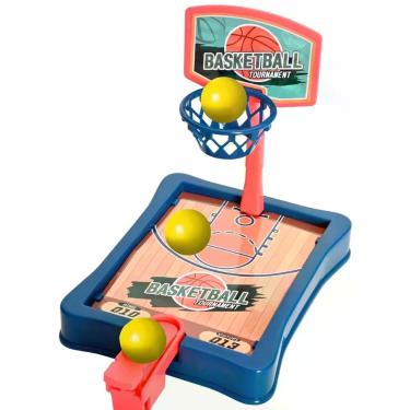 Imagem de Mini Jogo Basquete de Mesa com 6 Bolinhas Brinquedo Infantil Zippy Toy
