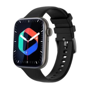 Imagem de COLMI P45 Relógio inteligente 1,81 HD chamada para telefone Android, iOS rastrea de atividades, chamada Bluetooth, IP68, teste ip67 Smartwatch para homens mulheres (Preto)