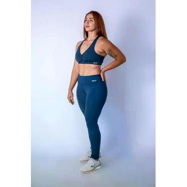 Imagem de Legging Fitness Feminino Com Bolso - LIBRENA, G, Marinho