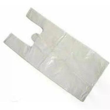 Imagem de Sacolas Plásticas 45x60 Branca Recuperada Reciclada 3 kg para Transporte com Alta Resistência Branco Higipack