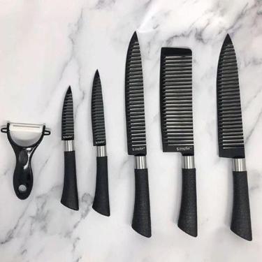 Imagem de Conjunto 6 Pcs Inox Afiadíssima - King