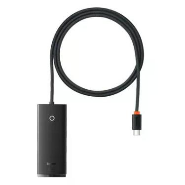 Imagem de Adaptador Hub Baseus Tipo-c + 4 Portas Usb Cabo De 1 Metro