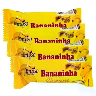 Imagem de Kit 4 Doce Bananinha Cremosa Tradicional 30g - Doce Famoso