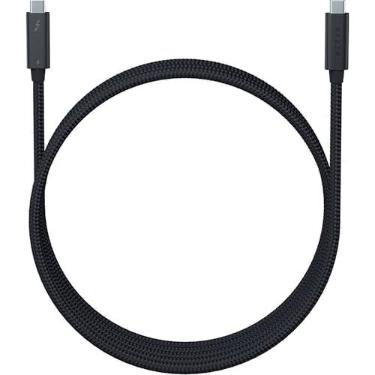 Imagem de Razer: Cabo Thunderbolt 4 de 0,8 metro - até 40 Gb/s - 8K - 100W de carregamento - Windows, Mac e Thunderbolt 3 - Branco