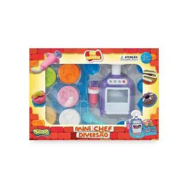 Imagem de Conjunto Mini Chef Diversão Com 5 Massinhas De 28G - Ki Massa