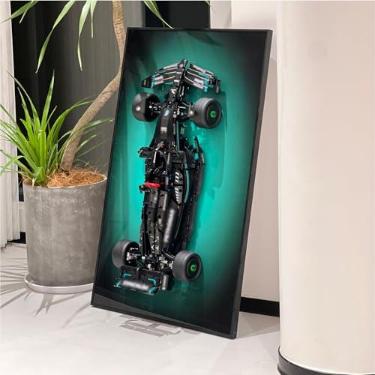 Imagem de iLuane Display Wallboard for LEGO Technic 42171 Model Car Building Sets, Adult Collectibles Wall Mount, Room or Office Decor for Men & Women, Gradient Color (No Car Included)