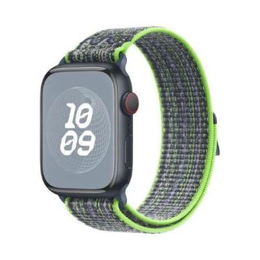 Imagem de Pulseira De Nylon Esportiva De 49mm Para Apple Watch, Laço Para Bandas