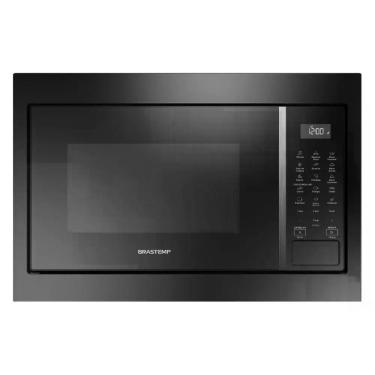 Imagem de Microondas Brastemp de Embutir 32 Litros Preto com Design Sofisticado 