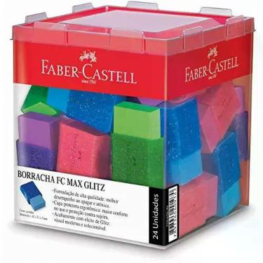 Imagem de Borracha Colorida Fc Max Glitz 6 Cores (S) - FABER-CASTELL