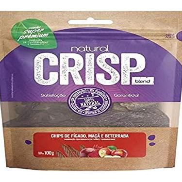 Imagem de Snack Desidratado Natural Crisp Fígado com Maça e Beterraba 100g