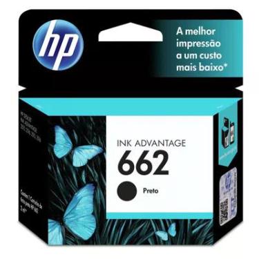 Imagem de Cartucho De Tinta HP 662, Preto, 2Ml - CZ103AB