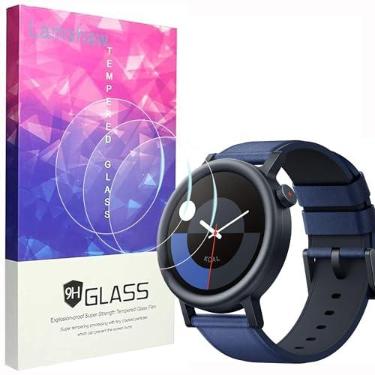 Imagem de Lamshaw Película protetora de tela compatível com CMF Watch Pro 2, [pacote com 3] Película protetora de tela de vidro temperado 9H compatível com smartwatch CMF Watch Pro 2 (pacote com 3)