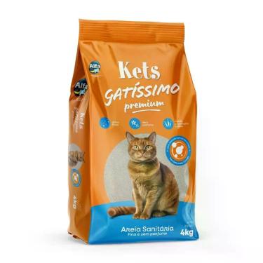 Imagem de Areia de Gato Areia Sanitária Higiênica Para Gatos Anti Odor Gatíssimo