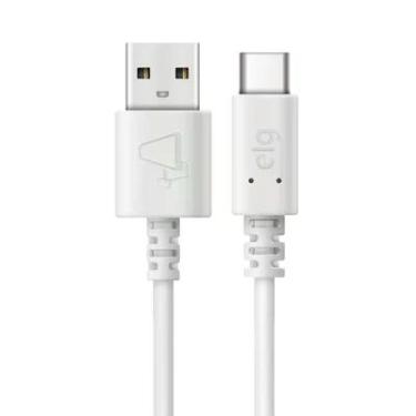 Imagem de Cabo Usb Tipo-c, Sincronização E Carga Rápida 15w 3a, Textura Suave, 2 Metros, Branco, Tcusb2, Elg