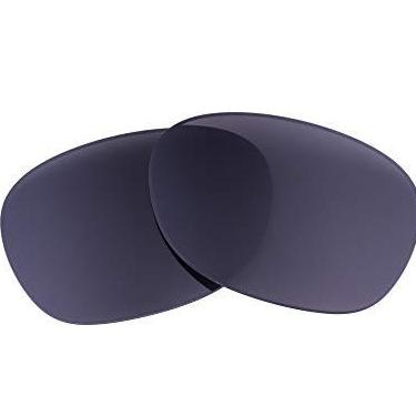 Imagem de Lentes de reposição polarizadas compatíveis com óculos de sol Rayban New Wayfarer RB2132 (tamanho de lente de 55 mm) - Feito nos EUA -, Cinza polarizado, 55
