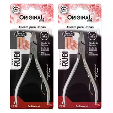 Imagem de Kit 2 Alicate Para Unhas Rubi Autoclave GT2362 - Original