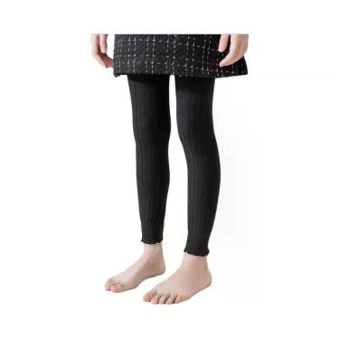 Imagem de Leggings De Algodão Com Renda Para Meninas, Calças Justas Para Criança