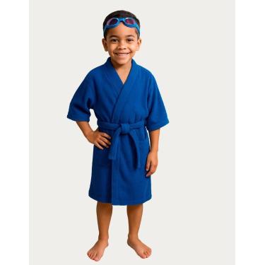 Imagem de Roupão Infantil Atoalhado Banho Piscina Algodão 08 a 12 anos Kids - Le