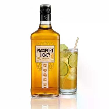 Imagem de Licor Fino Passport Honey de Mel e Whisky 670ml Bebida Adocicada para 