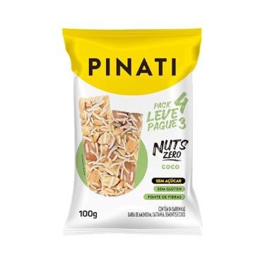 Imagem de PINATI Barra de castanhas NUTs Zero - Coco Leve 4 Pague 3 - 100g