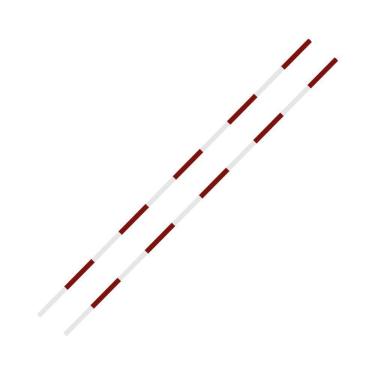 Imagem de Par de Antenas Para Rede De Vôlei Profissional Fibra De Vidro 1,80m Ma