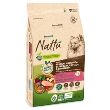 Imagem de PremieR Pet Nattú Ração Seca para Cães Adultos Porte Pequeno Sabor Mandioca 10,1kg