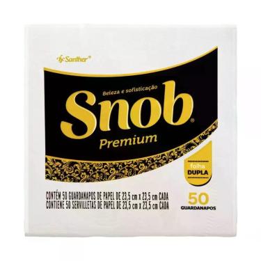 Imagem de Guardanapo de Papel Snob Premium 50 Folhas Dupla - Scott