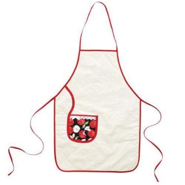 Imagem de Avental de cozinha dupla face maçã - Recanto da Costura